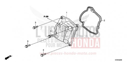 COUVERCLE DE CULASSE SH125ADE de 2014